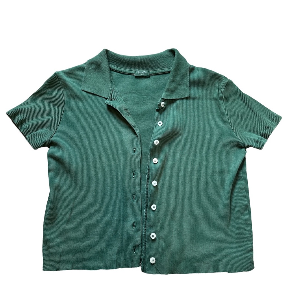 John Galt: Green Button-Down